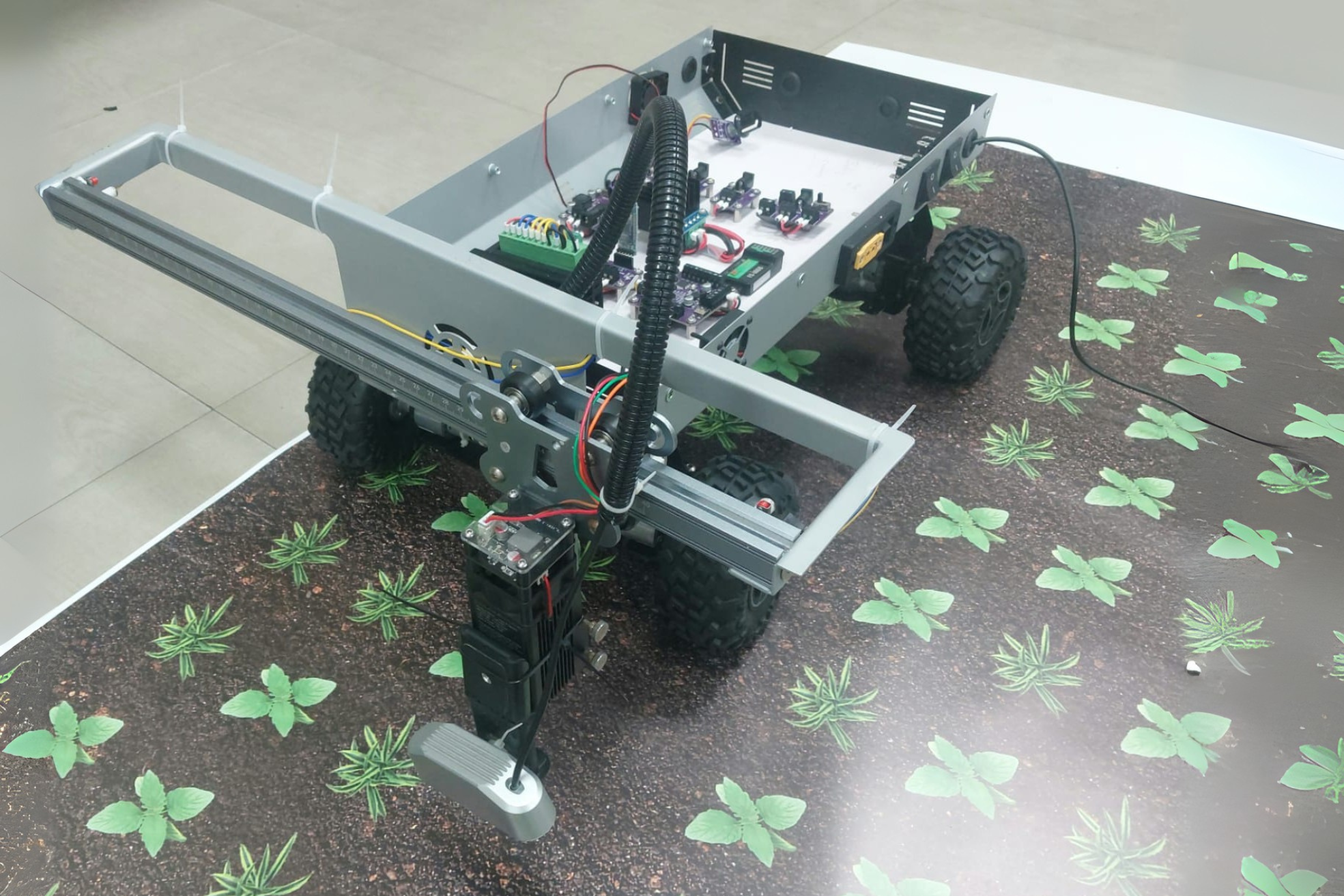 Smart Farming Redefined: Meet ROVER 4WDXL60R, the Weed-Eliminating Robot
